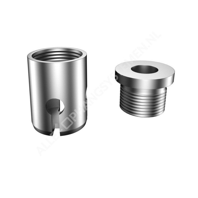 GeckoTeq Screw system ceiling Anchor for 4 wires - 15kg