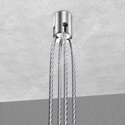 GeckoTeq Screw system ceiling Anchor for 4 wires - 15kg